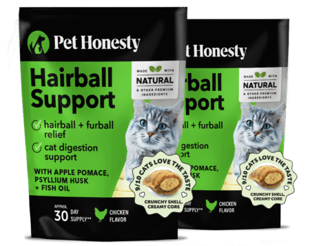 Dual Texture Hairball Support Supplement for Cats 2-Pack (Chicken Flavor)
