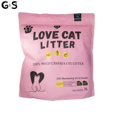 Ph-Sensing Cat Litter Mixtofu+Cassava Formula - Real-Time Health Monitoring, 100% Natural Organic,Ultra Clumping, Odor Control, Low Tracking,Suitable for Cats