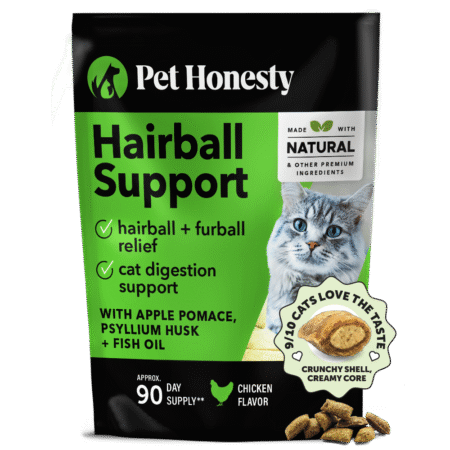Dual Texture Hairball Support Supplement for Cats (Chicken Flavor) 10.5oz