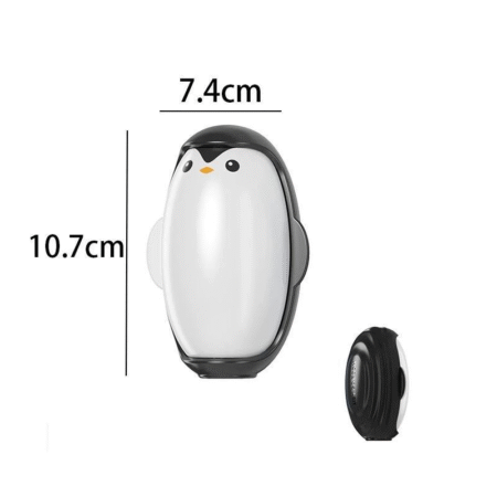 Cute Penguin Pet Grooming Brush & Cleaning Tool - Reusable Washable Lint Remover for Cat & Dog Hair | Strong Adhesion Fur Roller for Clothes, Furniture, Travel & Home Cleaning | Gentle Bonding Solution