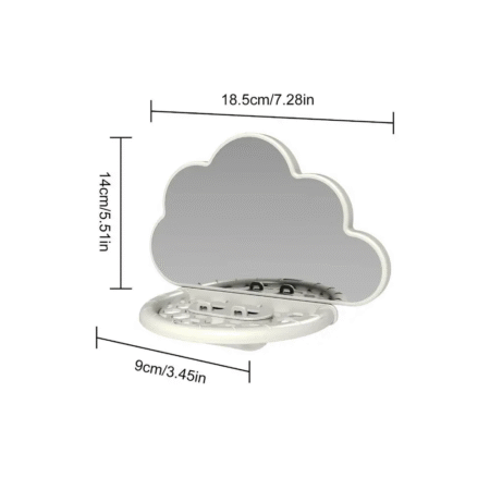 Parrot Cloud Mirror Stand Bird Cage Landscaping Bird Toys Bird Perch Stand Cockatiel Mirror with Feeding Cup Bird Cage Accessory