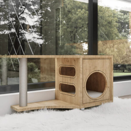 Nina Cat House & Scratcher