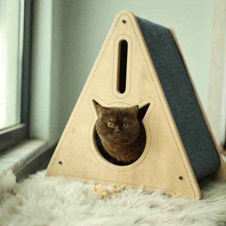 Stella Cat Teepee with Scratching Post