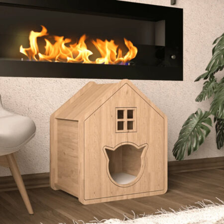 Lily Wood House for Cats